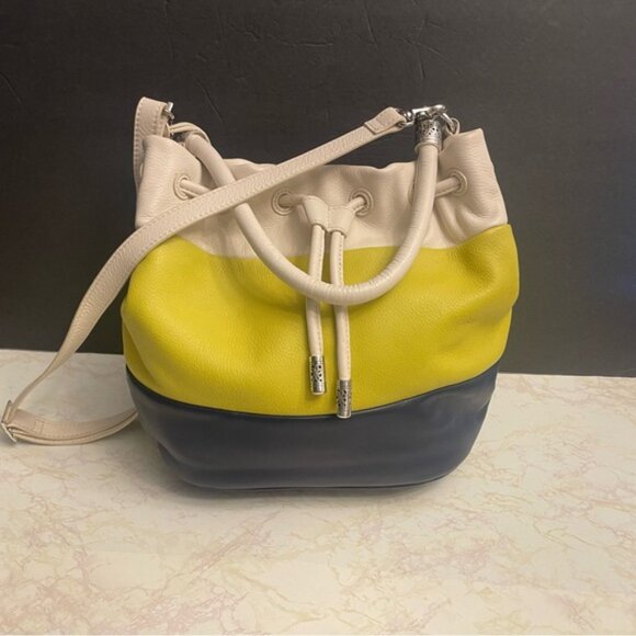 Brighton Brody Drawstring Multicolor Bucket Bag w/Dust Bag - Picture 12 of 13